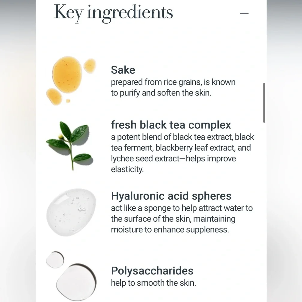 🌿 fresh Black Tea Instant Perfecting Mask